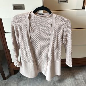 Two piece tank and long Sweater set